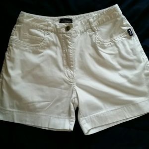 TITANIA Shorts White high waist Womens Size 6 white Vintage Y2K